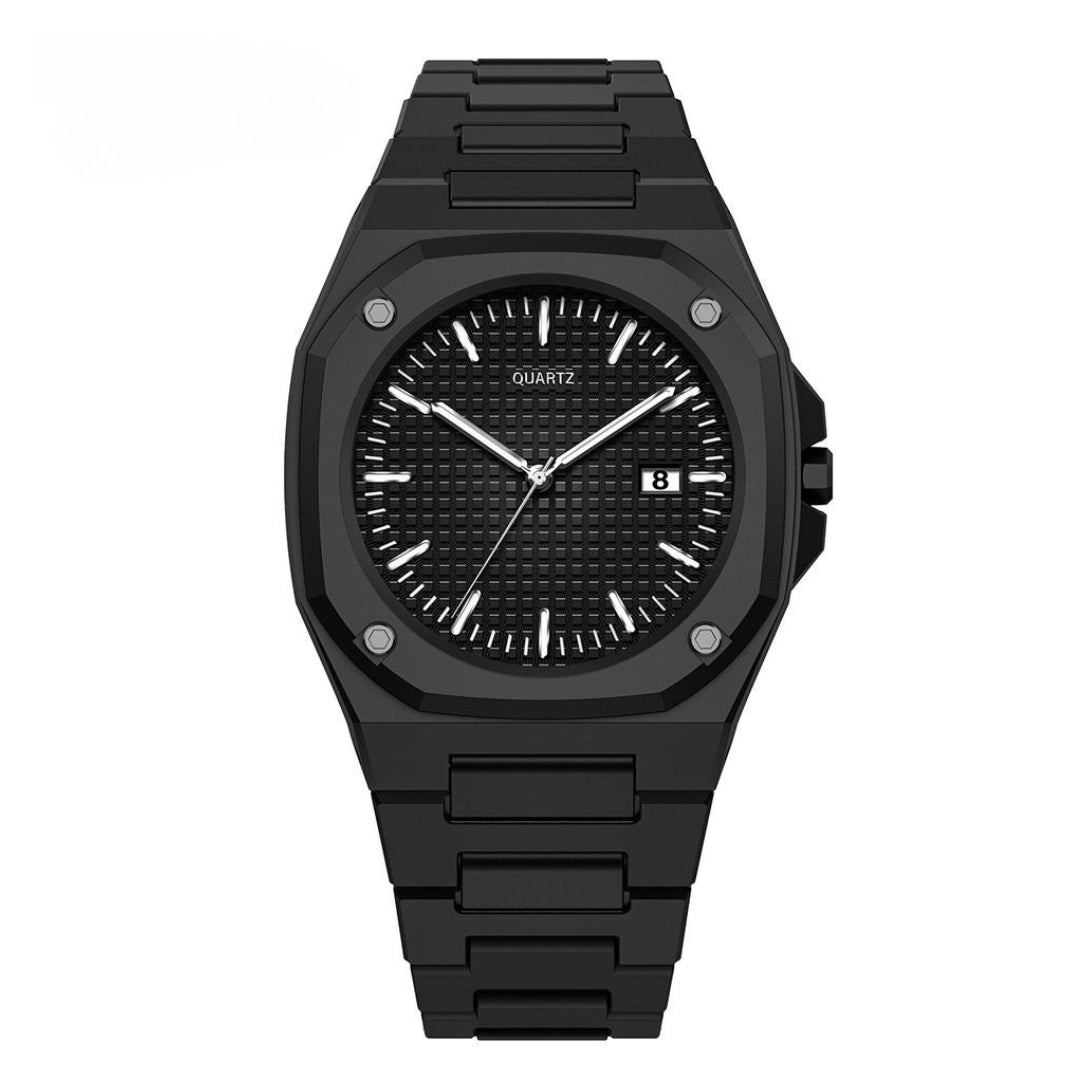 Relógio Árabe Noir Carleone Octagonal Branco