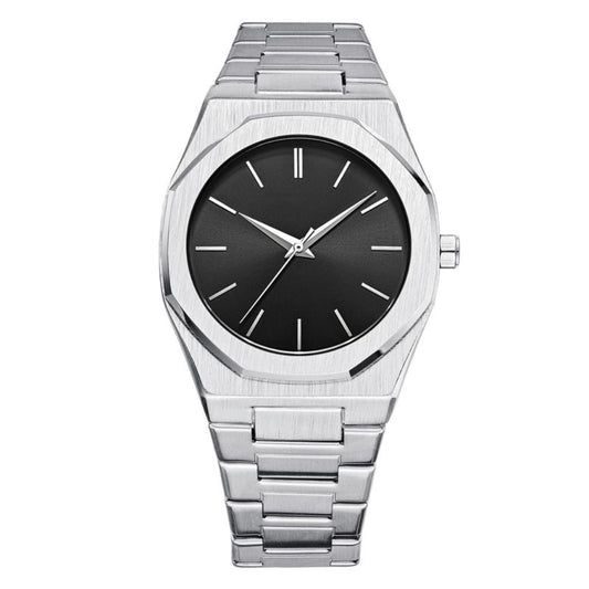 Relógio Masculino Base forte Silver Metal